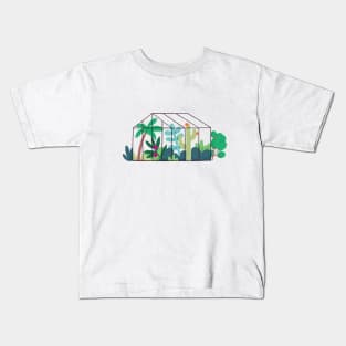 Tropical greenhouse Kids T-Shirt